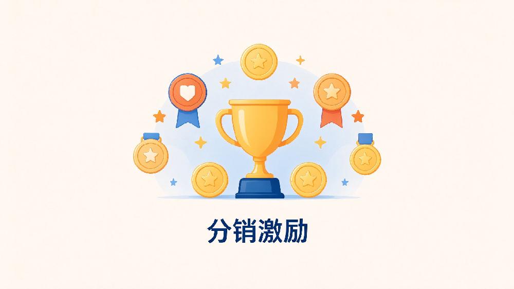 示意图：分销商多元激励体系构成