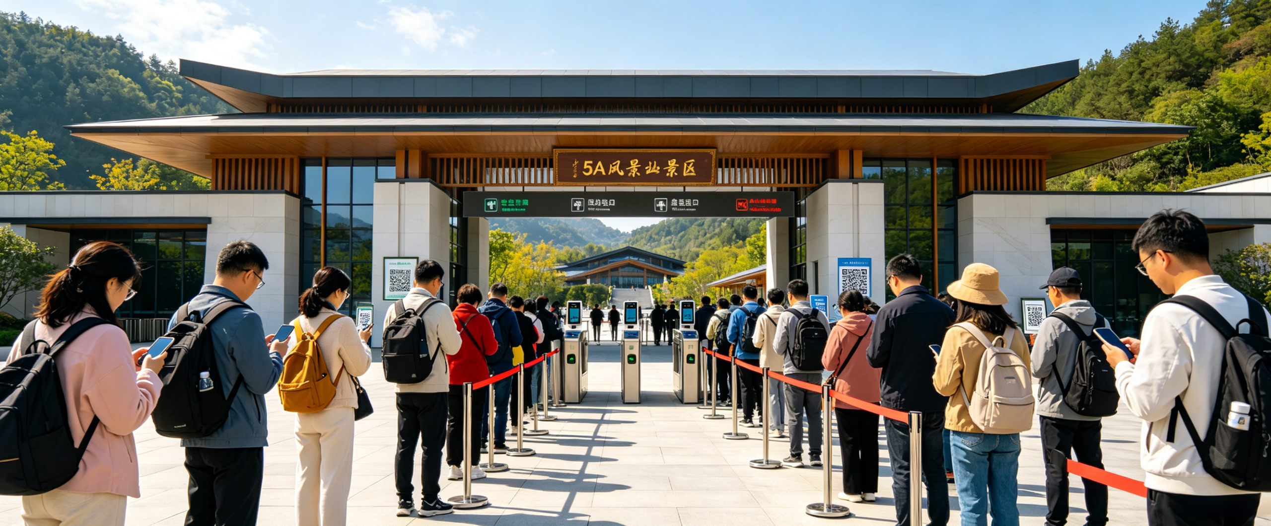 景区游客扫码购票小程序界面